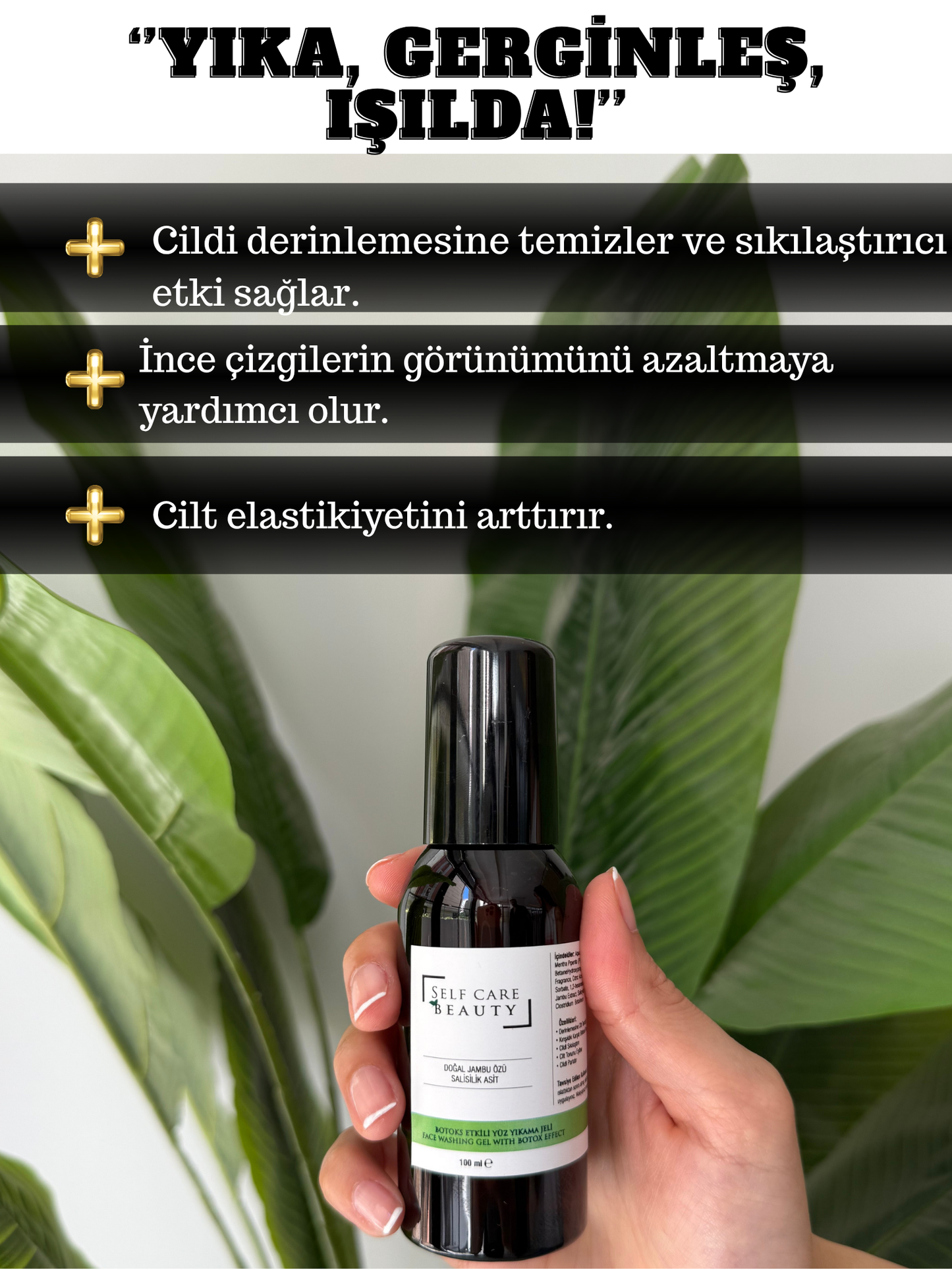 Botoks Etkili Yüz Yıkama Jeli