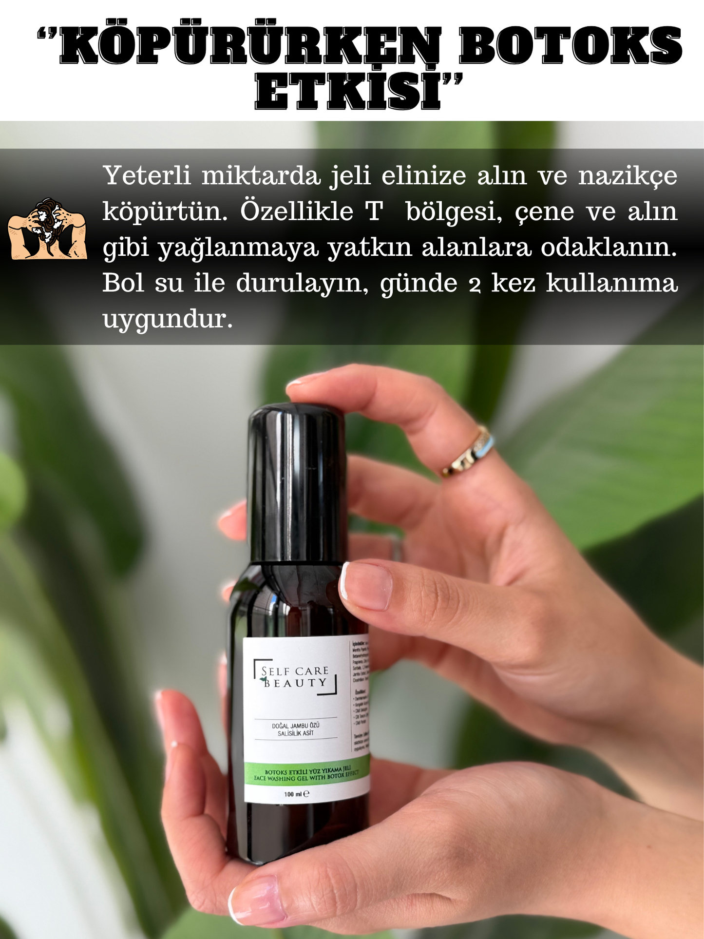 Botoks Etkili Yüz Yıkama Jeli