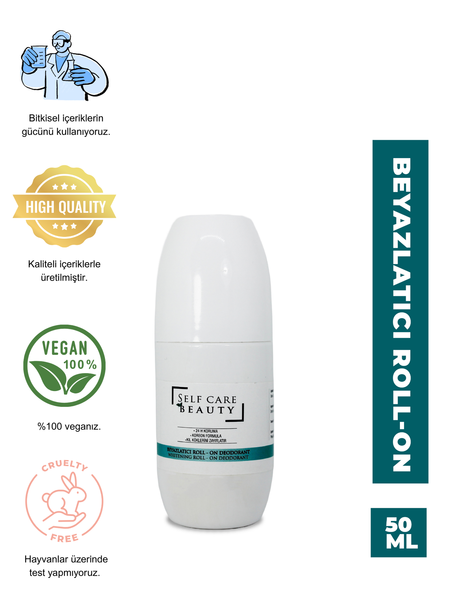 Korean Formula Beyazlatıcı Roll-On Deodorant