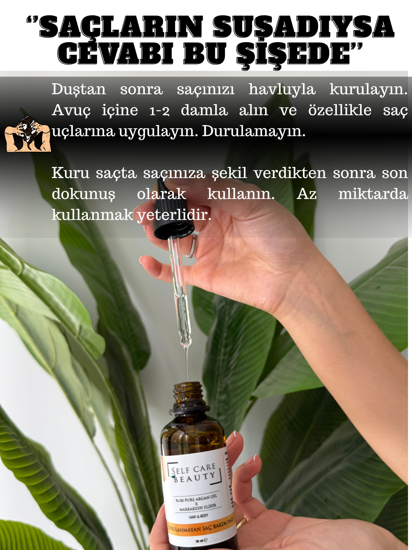Durulanmayan Saç Bakım Yağı X Marrakesh Oil