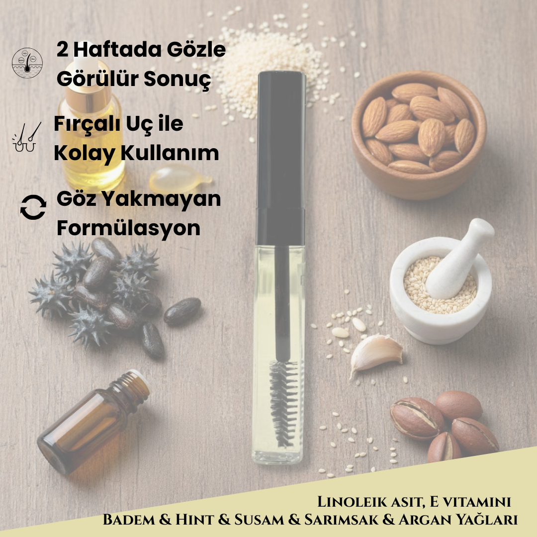 5'li Güç Yağ Kompleksi - Kaş & Kirpik Serumu