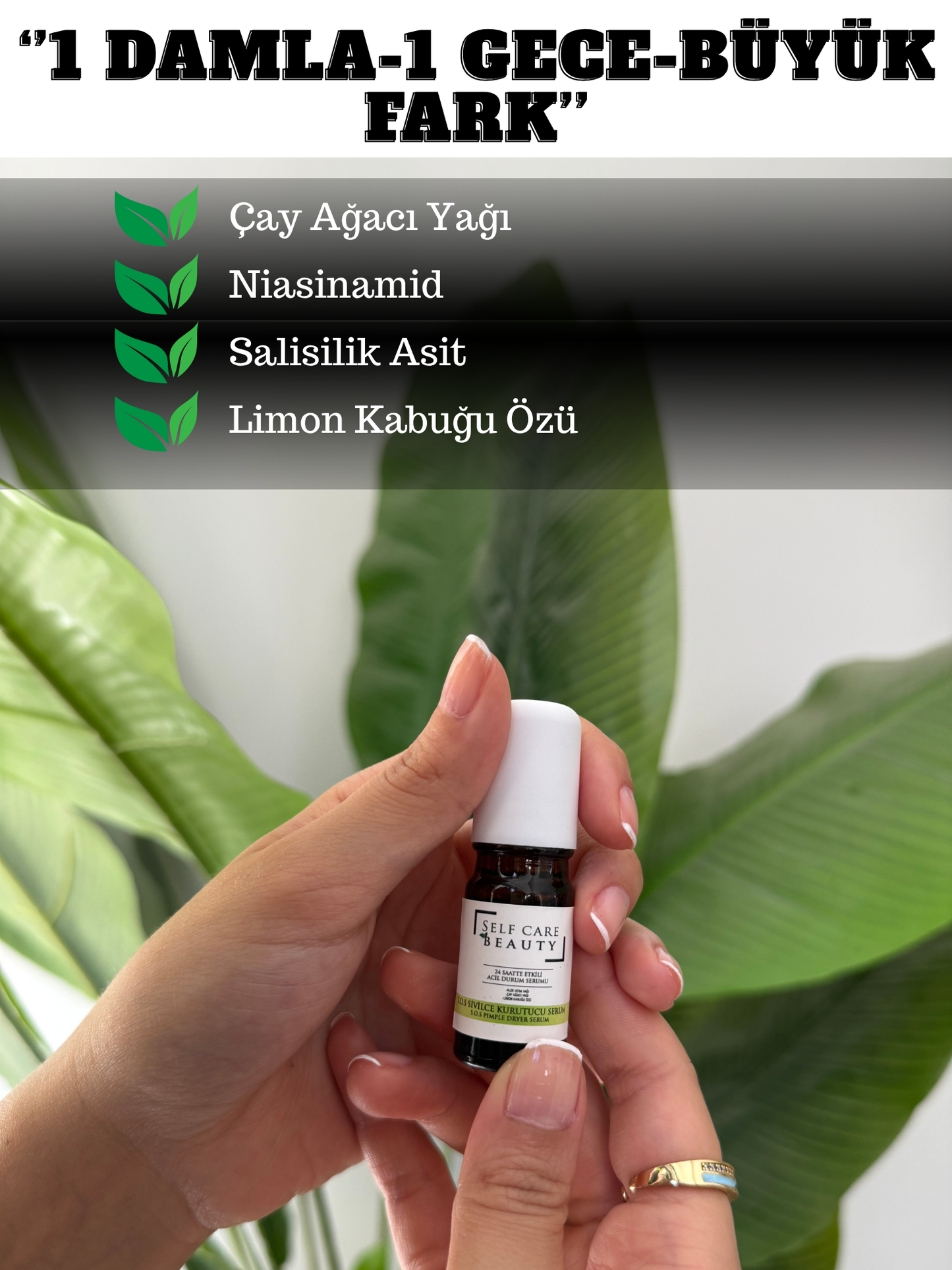 S.O.S Acil Durum Sivilce Kurutucu Serum (24 Saatte Söndürme Garantili)
